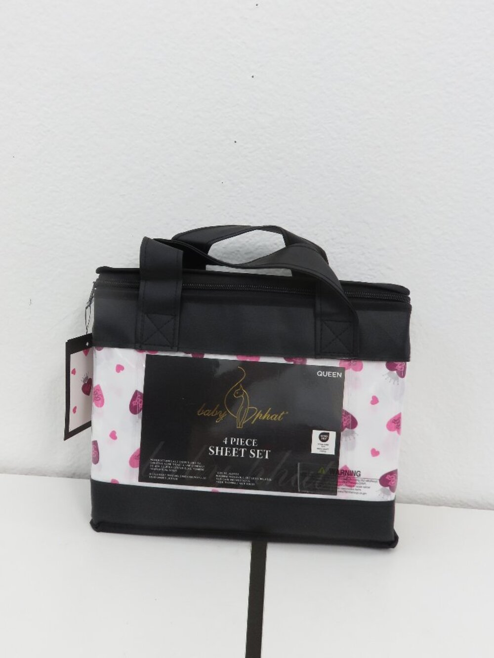 Juicy Couture 4 Pcs Heart Print Queen Sheet set